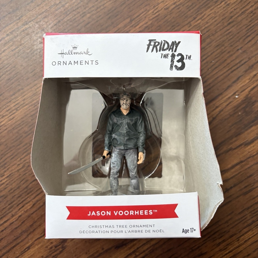 Hallmark Friday The 13th Jason Voorhees Christmas Ornament Halloween NIB Horror
